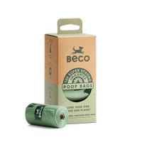 Beco Poop Bags: 120 unscented, super strong poop bags for responsible dog owners. A convenient and eco-friendly way to clean up after your furry friend.